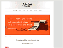 Tablet Screenshot of amandamagee.com